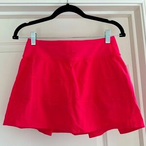 Lululemon Pace Rival MR skirt long length color lipgloss